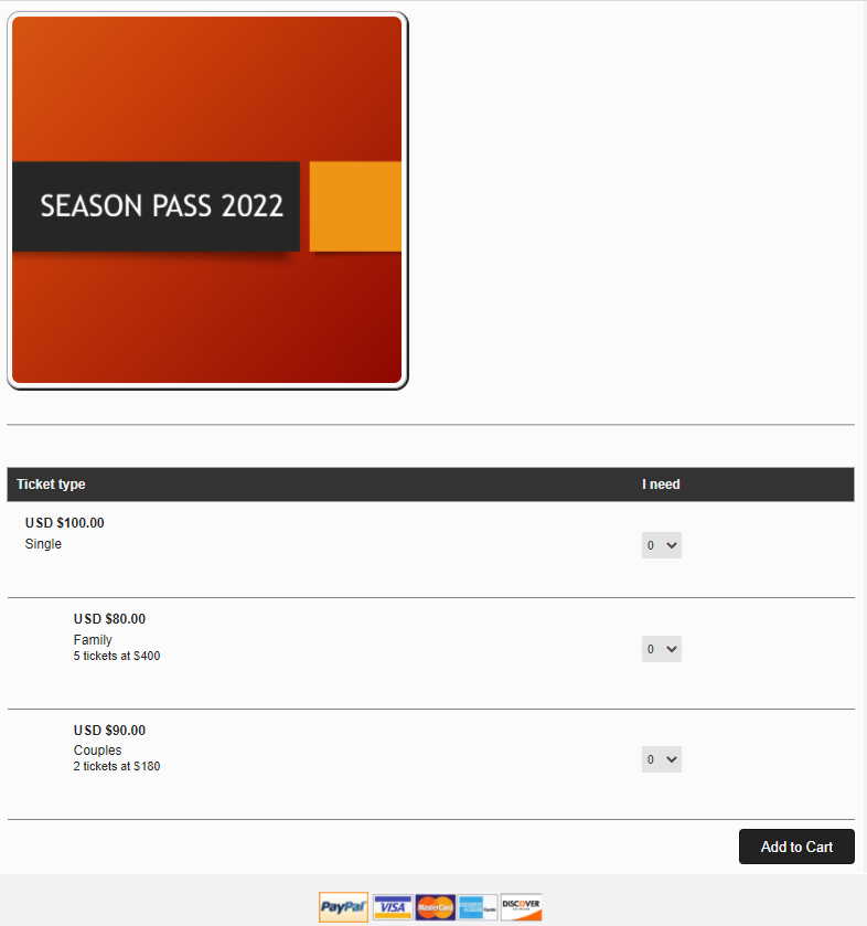 How to buy a season pass or membership on Ticketor