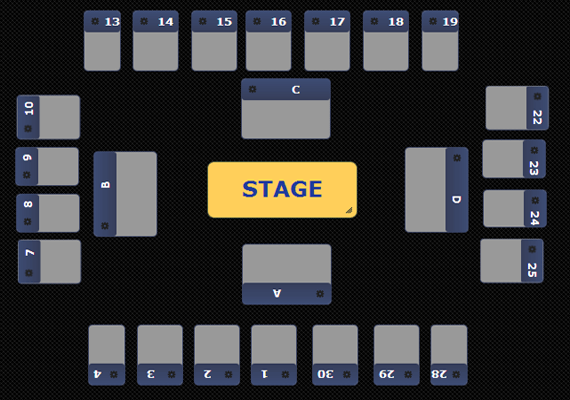 Klein Memorial Seating Chart